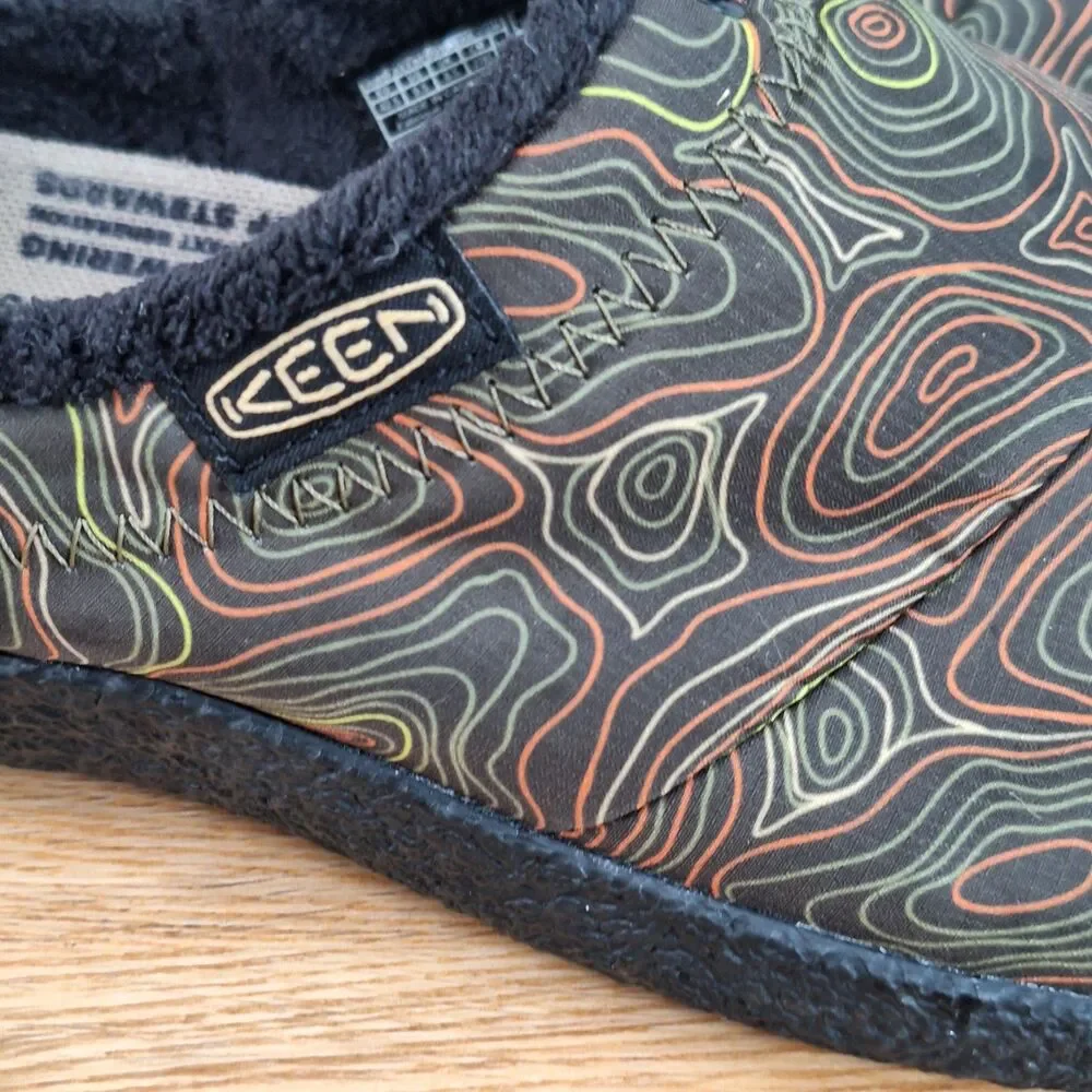 Keen Men's 9.5 Howser III Slip On Slide Charcoal Green Topo Clog  Comfort Shoe